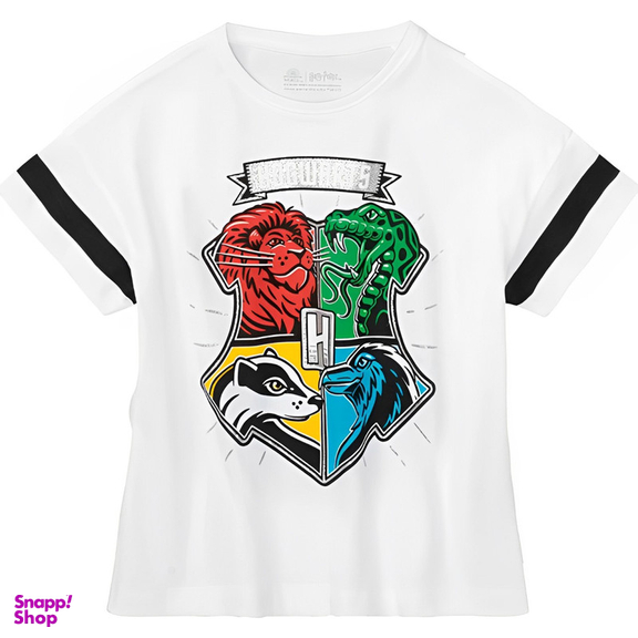 تیشرت آستین کوتاه دخترانه هری پاتر مدل tk-810 مجموعه 2 عددی