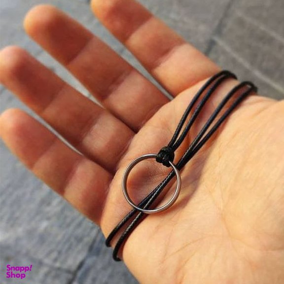 گردنبند لیردا مدل حلقه اسم آلما کد AR 0040