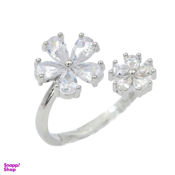 انگشتر زنانه طرح سواروسکی مدل گل کد flower1790