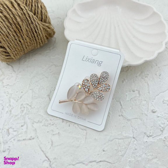 گل سینه زنانه مدل برگ کد G4073