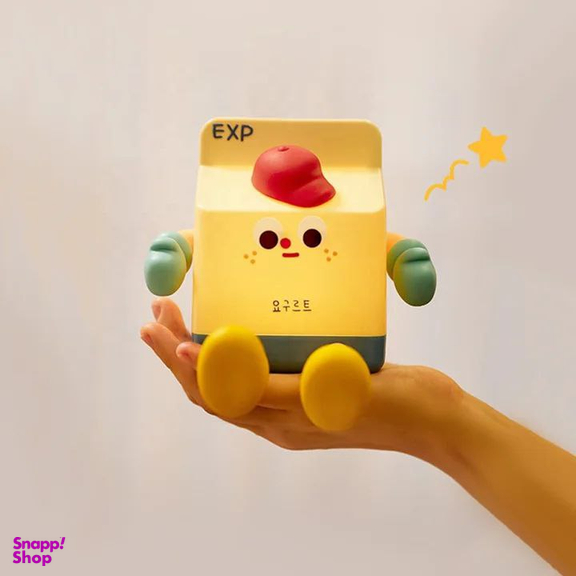 چراغ خواب سیلیکونی طرح شیر پاکتی
