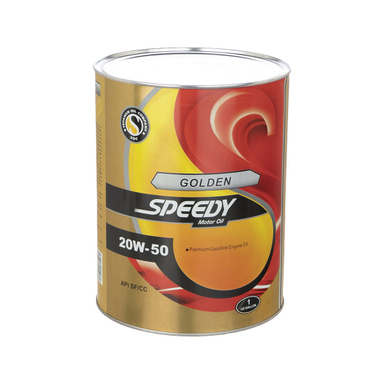 روغن موتور اسپیدی طلایی مدل 20w-50 حجم 3.750 لیتر