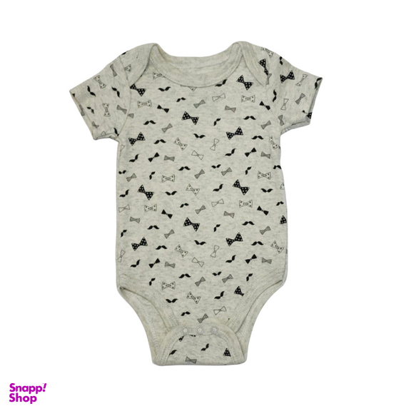 بادی آستین کوتاه نوزادی مدل 6232 مجموع 2عددی رنگ ابی