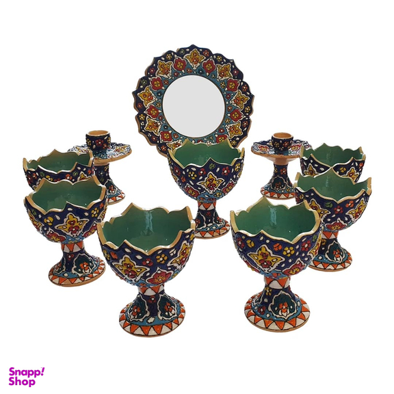 ست هفت سین میناکاری کد MC22 مجموعه 10 عددی