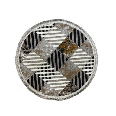 فرش ماشینی کد 106 زمینه طوسی