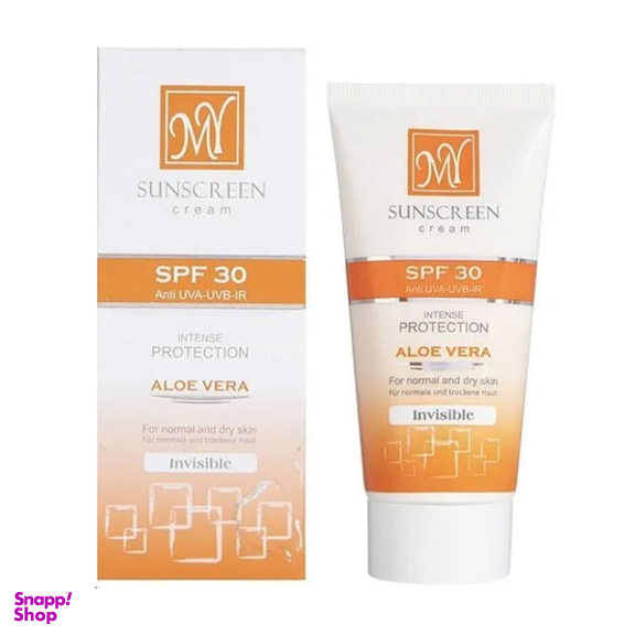کرم ضد آفتاب بی رنگ مای با SPF30 مدل Aloe Vera حجم 50 میلی‌‌ لیتر