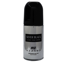رول ضد تعریق مردانه نایس پاپت مدل Azzaro Silver Black حجم 60 میلی لیتر