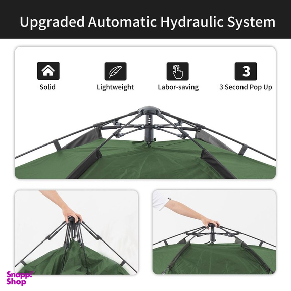 چادر 4 نفره اتوماتيک Naturehike مدل Dual use PopUp 4 Auto کد ZP008