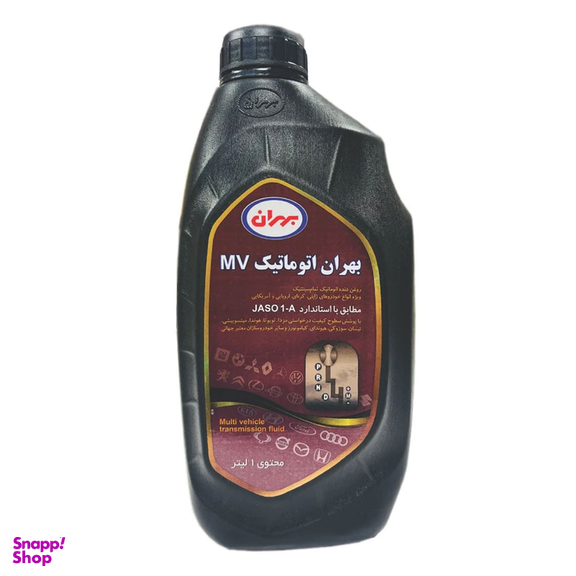 روغن گیربکس اتوماتیک بهران مدل MV شش خط کد 5225 حجم 1 لیتر