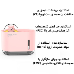 دستگاه بخور سرد h2o طرح خرسی مدل space bear
