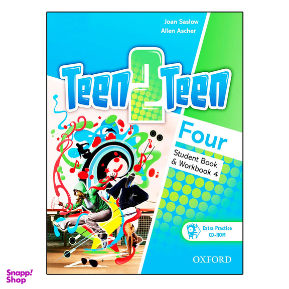کتاب Teen 2 Teen Four اثر Joan Saslow, Allen Ascher انتشارات سپاهان نوین به همراه سی دی
