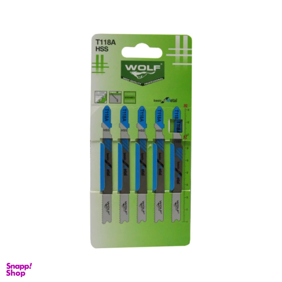 تیغه اره عمودبر ولف مدل YPK-METAL-T118A مجموعه 5 عددی