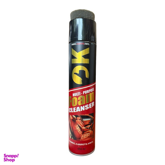 اسپری تمیزکننده چندمنظوره اوکی مدل Foam Cleaner حجم 650 میلی لیتر