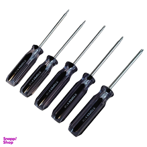 پیچ گوشتی ستاره ای تاپکس کد 39D566 مجموعه 5 عددی