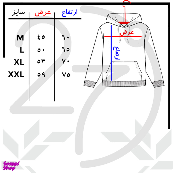 هودی مردانه 27 مدل LA رنگ مشکی