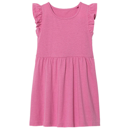 پیراهن دخترانه لوپیلو مدل کشی کد 01 رنگ صورتی