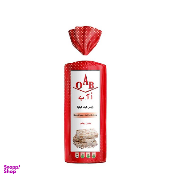 رایس کیک کینوا ا آ ب وزن 100 گرم