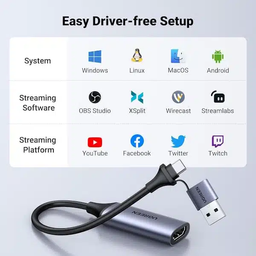 کارت کپچر HDMI یوگرین مدل CM489 کد 40189