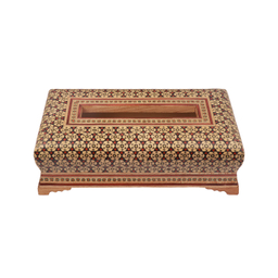 جعبه دستمال کاغذی خاتم کاری کد 10