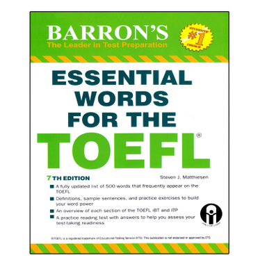 کتاب Essential Words For TOEFL اثر Steven J. Matthiesen انتشارات الوند پویان
