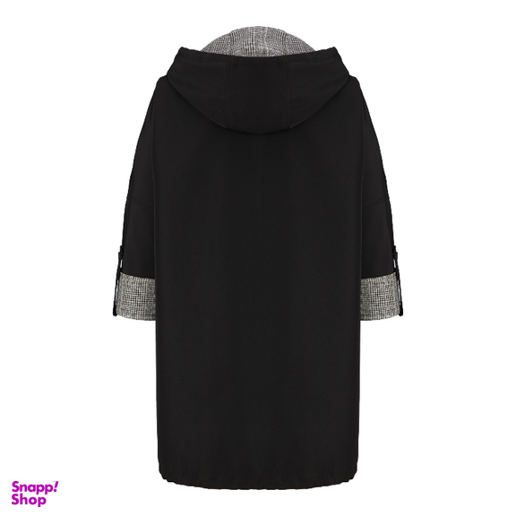 بارانی زنانه السانا مدل فرانه کد 231401 رنگ مشکی