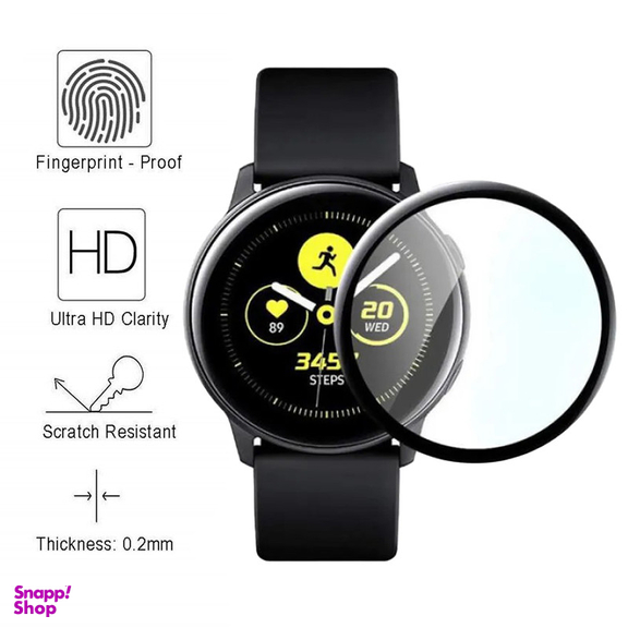 محافظ صفحه نمایش بوف مدل FullGlue Flexible مناسب برای ساعت هوشمند سامسونگ Galaxy Watch 4/5 /Active 2/1 40mm