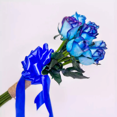 دسته گل رز طبیعی گل باختر کد 21896
