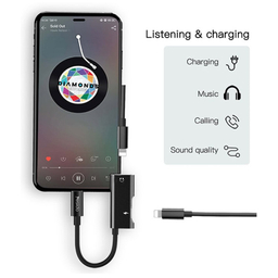 مبدل Aux Lightning یسیدو مدل YAU12 با قابلیت شارژ