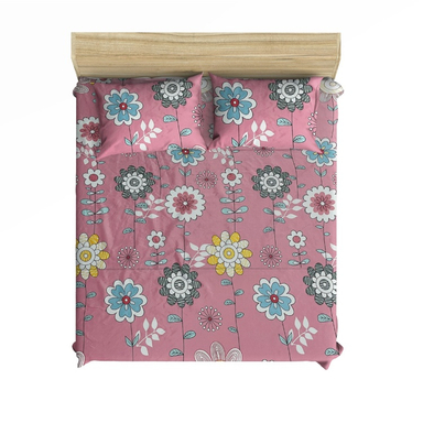 سرویس ملحفه دو نفره ۳ تکه کوکو جم مدل فندی