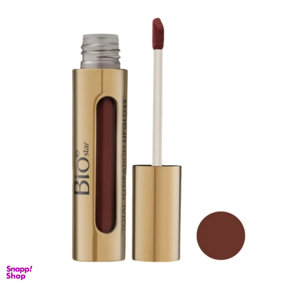رژ لب مایع بایو استار کد 101 رنگ قهوهای