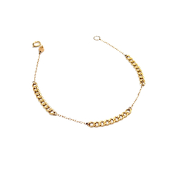 دستبند طلا 18 عیار زنانه مدل کارتیه کد 112018