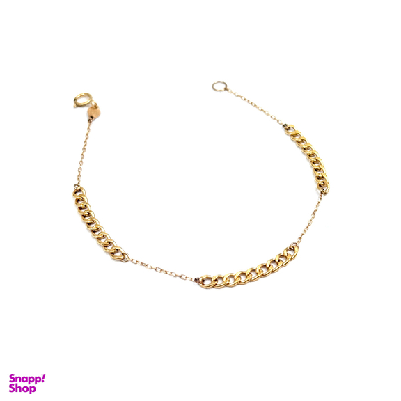 دستبند طلا 18 عیار زنانه مدل کارتیه کد 112018