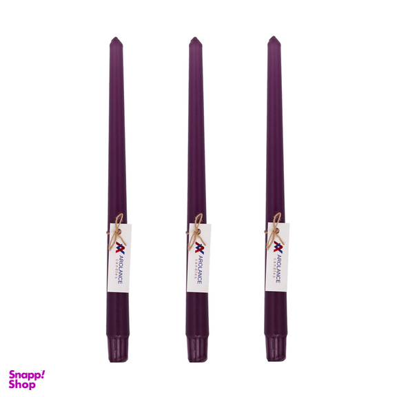 شمع آرولنس طرح قلمی مدل L30 بسته 3 عددی