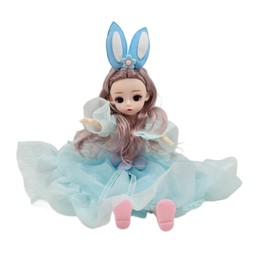 عروسک ناب سل مدل مفصلی موزیکال چراغدار ارتفاع 35 سانتی متر