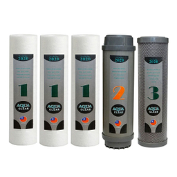 فیلتر تصفیه کننده آب آکوآ کلیر مدل SUPERB FILTER 5A مجموعه 5 عددی
