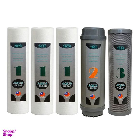 فیلتر تصفیه کننده آب آکوآ کلیر مدل SUPERB FILTER 5A مجموعه 5 عددی