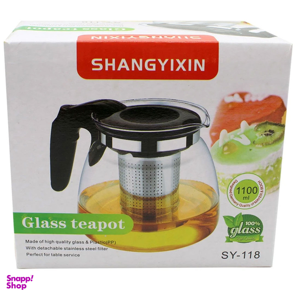 قوری پیرکس کد 524 گنجایش 1100 میلی‌ لیتر