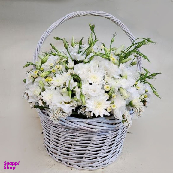 سبد گل طبیعی بهاره کد ۲