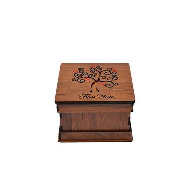 جعبه هدیه مدل درخت سبز