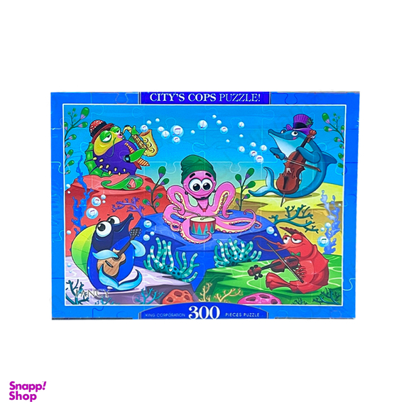 پازل 300 قطعه فنسی طرح حیوانات دریایی