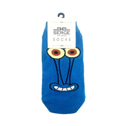 جوراب ساق کوتاه زنانه سرژه مدل 255158 باب اسفنجی رنگ آبی