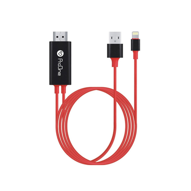کابل تبدیل Lightning به HDMI پرو وان مدل Pch75 به طول 1.8 متر