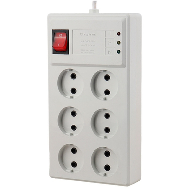 محافظ برق 6 خانه کامپیوتر اورجینال مدل OG16 طول کابل 3 متر