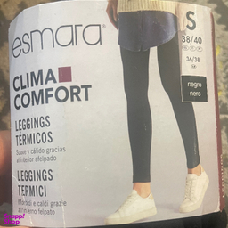 لگینگ فاق متوسط زنانه اسمارا مدل لگینگ طرح ساده رنگ مشکی