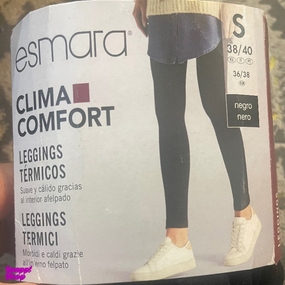 لگینگ فاق متوسط زنانه اسمارا مدل لگینگ طرح ساده رنگ مشکی