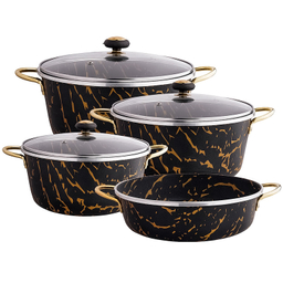 سرویس قابلمه و تابه گرانیتی ۷ پارچه سورنا مدل ۰۲۳