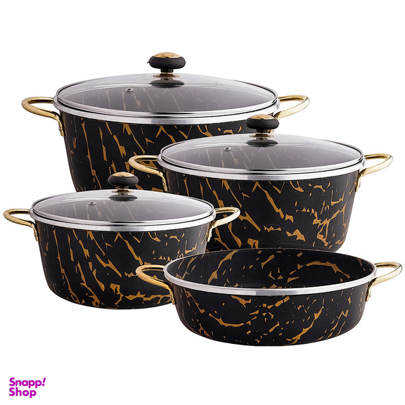 سرویس قابلمه و تابه گرانیتی ۷ پارچه سورنا مدل ۰۲۳