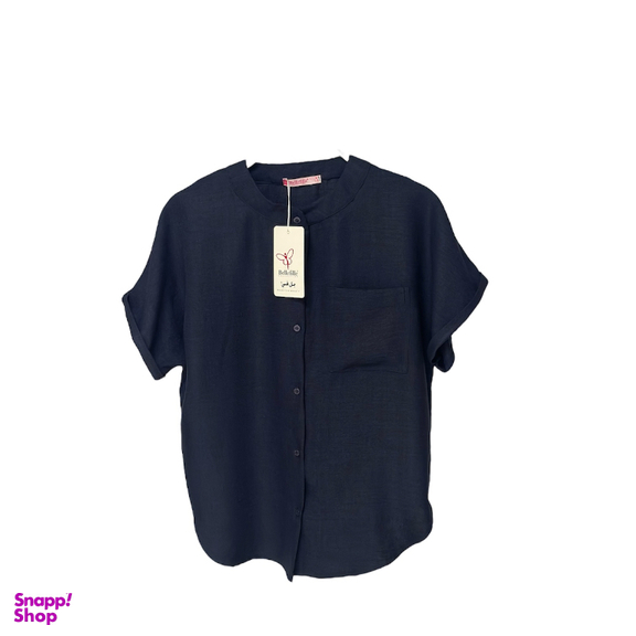 بلوز زنانه بل فی کد 11941 رنگ سرمه ای