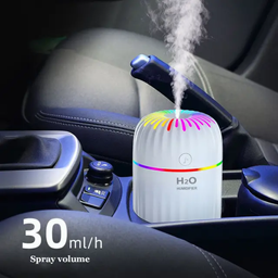 دستگاه بخور و رطوبت ساز مدل چراغ دار رنگی H2O