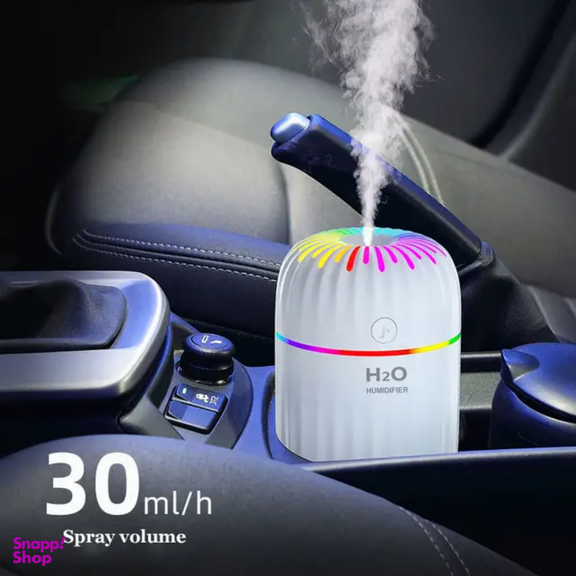 دستگاه بخور و رطوبت ساز مدل چراغ دار رنگی H2O